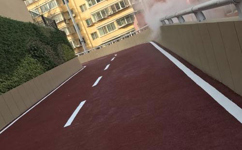 向阳街道彩色路面